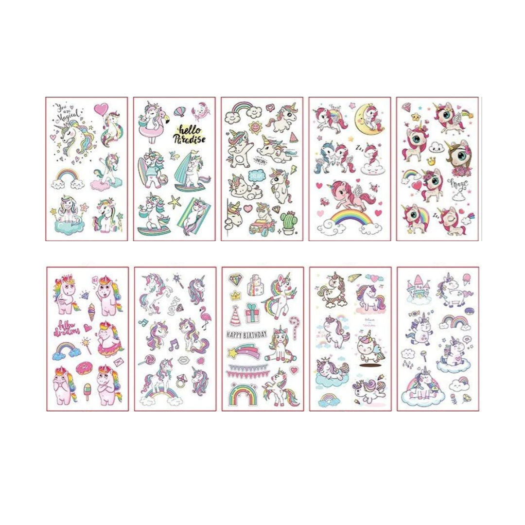 Tatuaggi temporanei - Unicorno magico