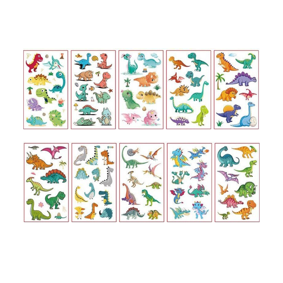 Tatuaggi temporanei - Dinosauri