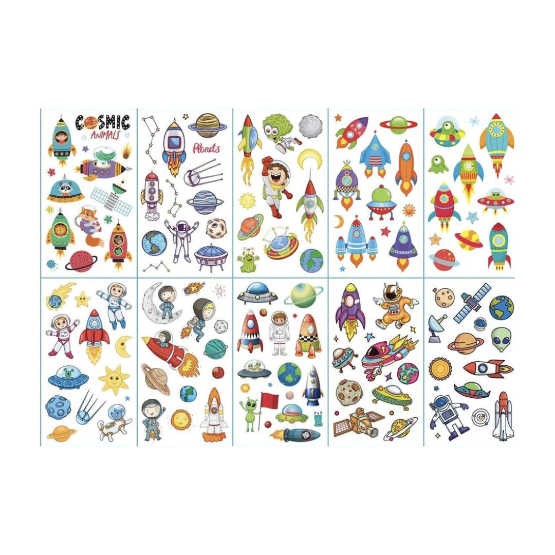 Tatuaggi temporanei - Viaggio nello spazio