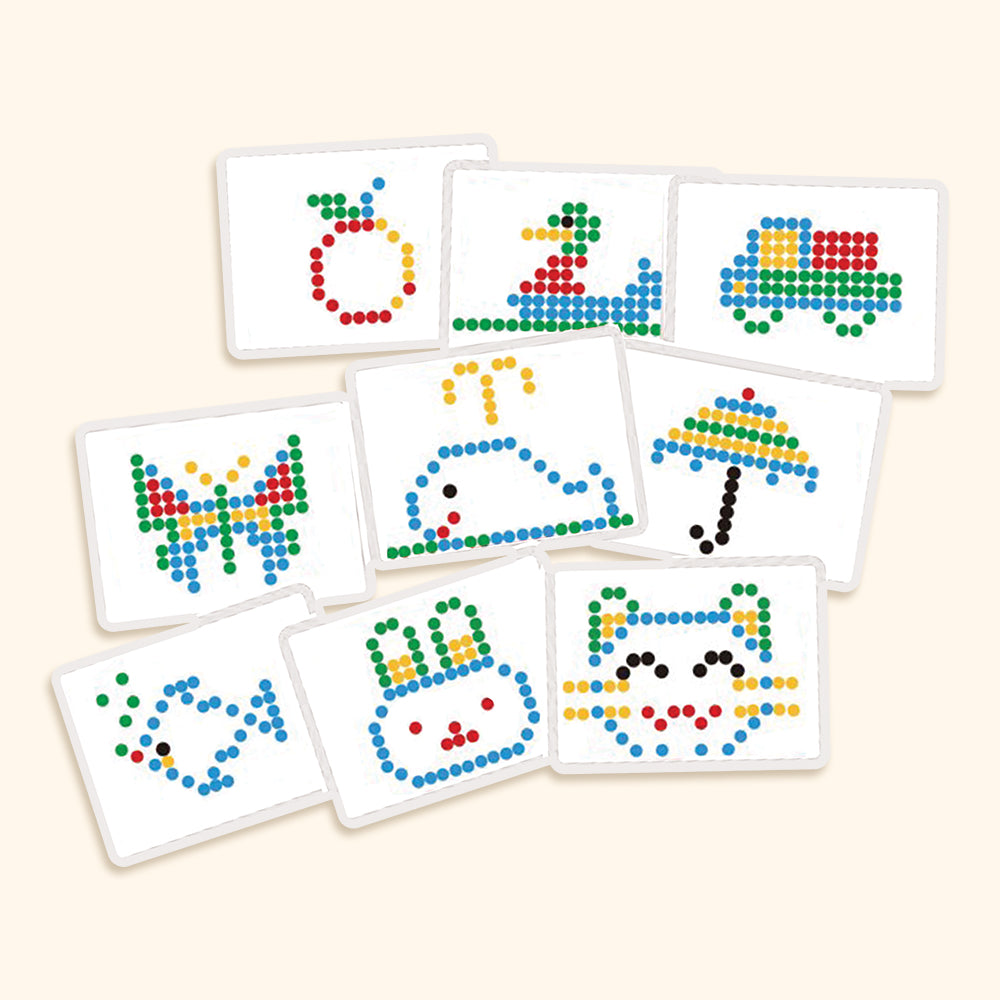 COLORDOTS Lavagna da disegno con lenticchie magnetiche colorate