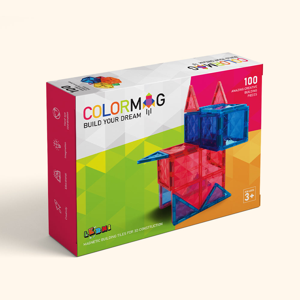 COLORMAG costruzioni magnetiche 100 pezzi