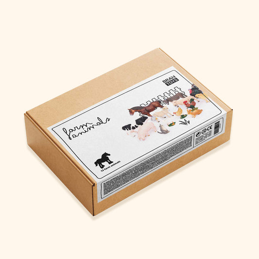 Set di Figure di Animali della Fattoria