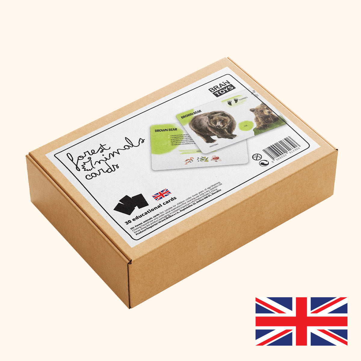 Set di Carte Educative: Animali del Bosco