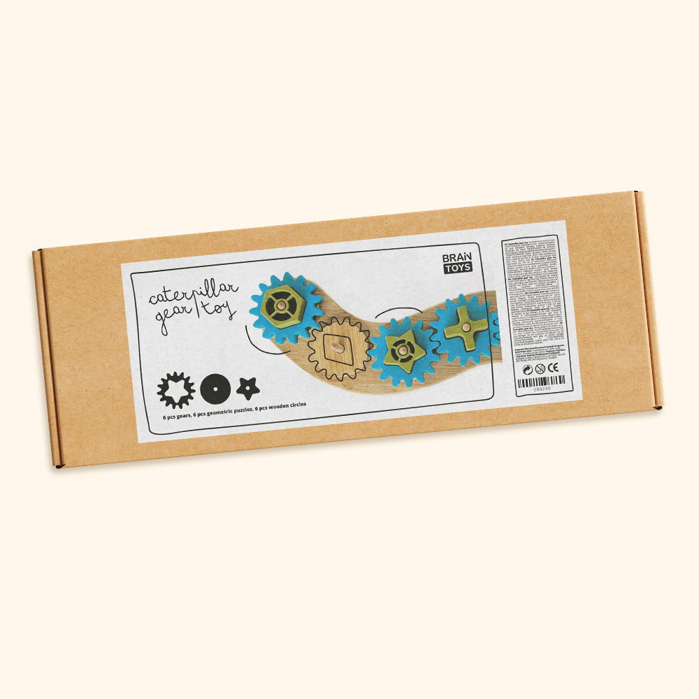 Giocattolo in silicone con ingranaggio - Bruco