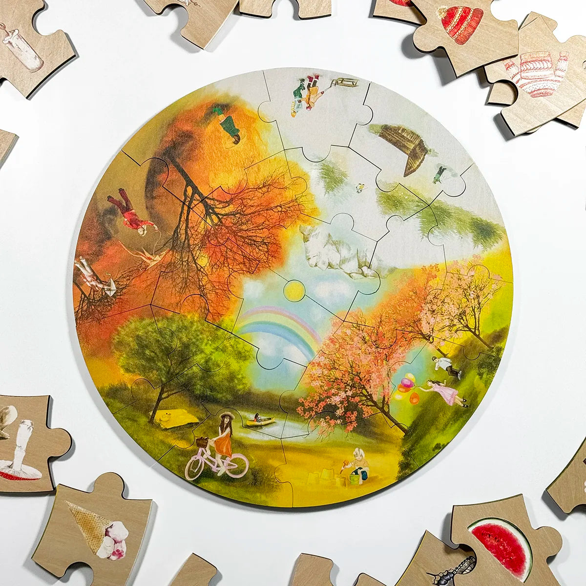 Puzzle da Pavimento delle Quattro Stagioni