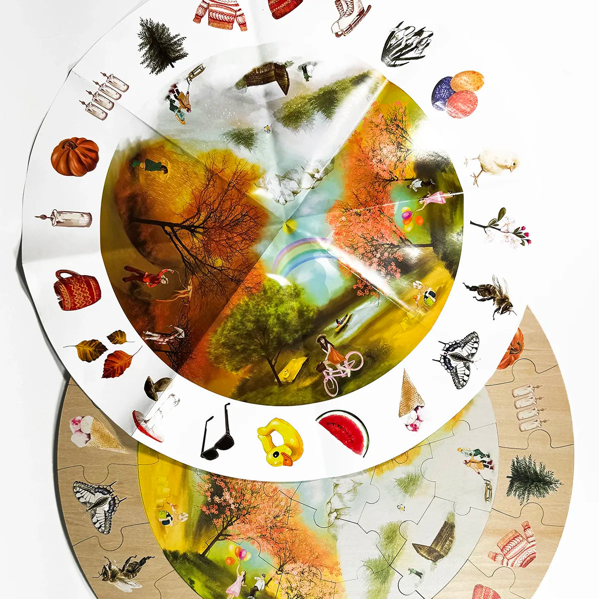 Puzzle da Pavimento delle Quattro Stagioni