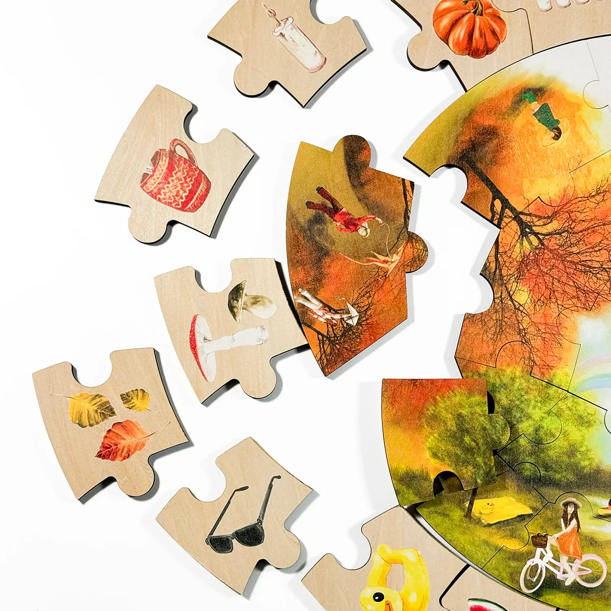 Puzzle da Pavimento delle Quattro Stagioni