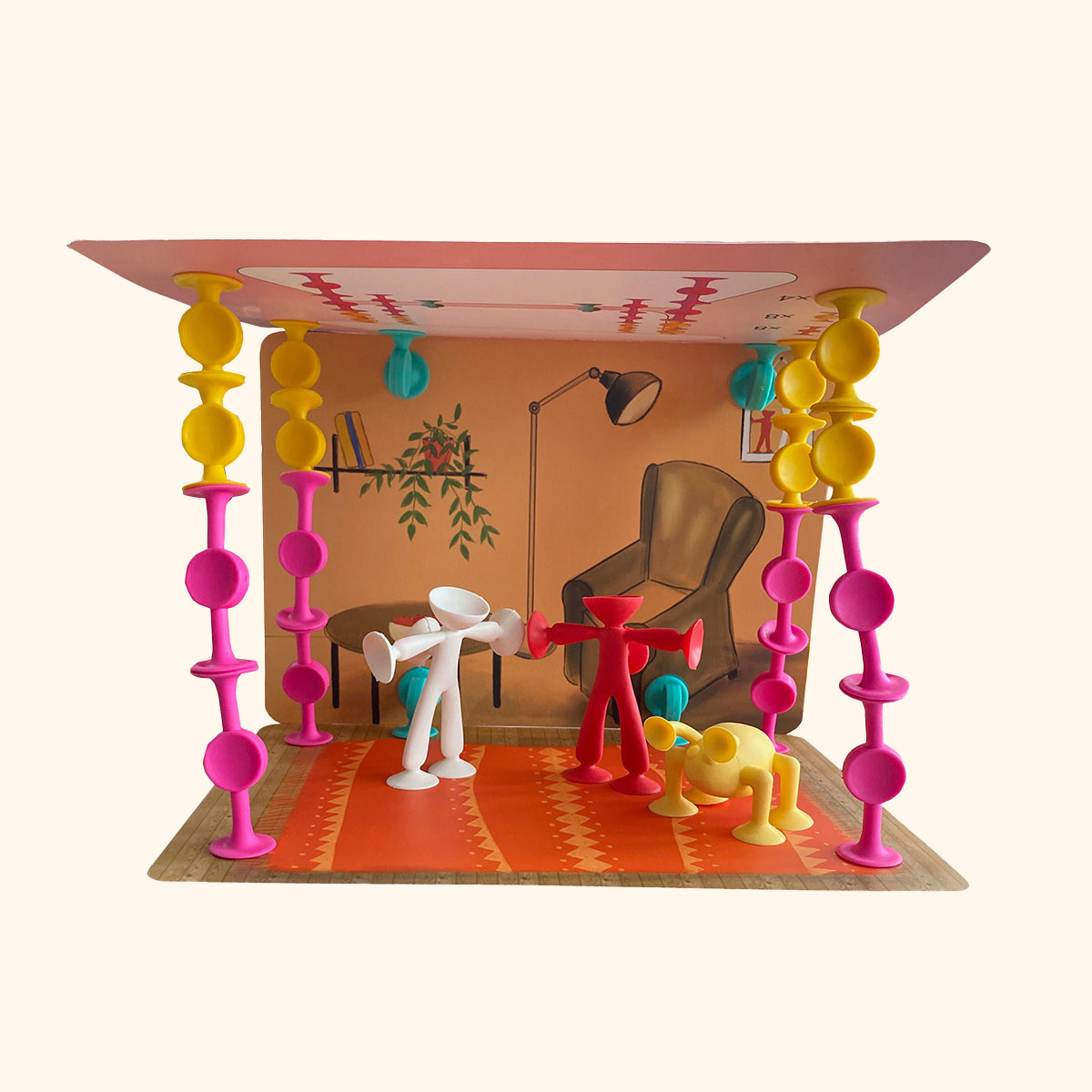 Rainbow Keepers 55 pezzi giocattolo a ventosa