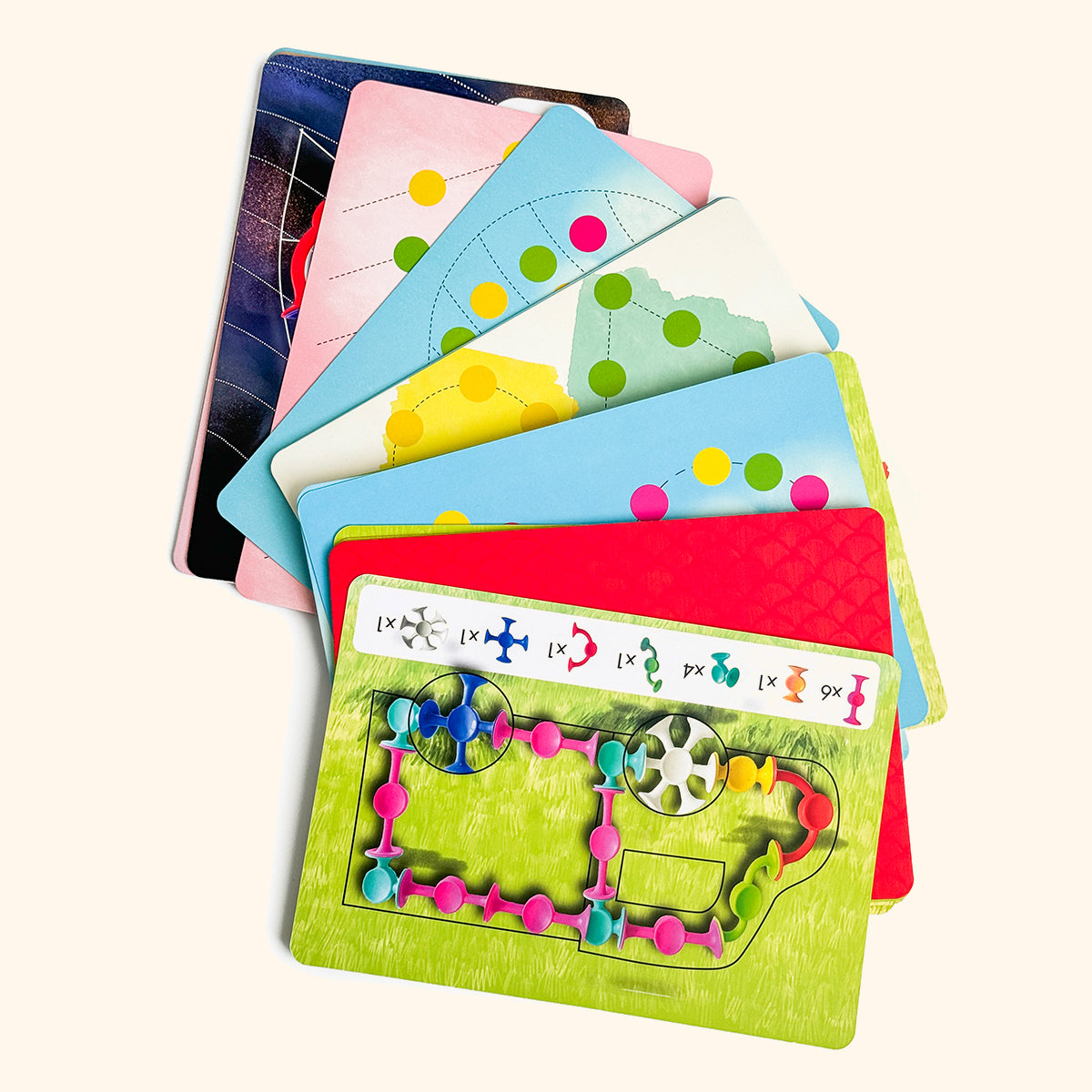 Rainbow Keepers 55 pezzi giocattolo a ventosa