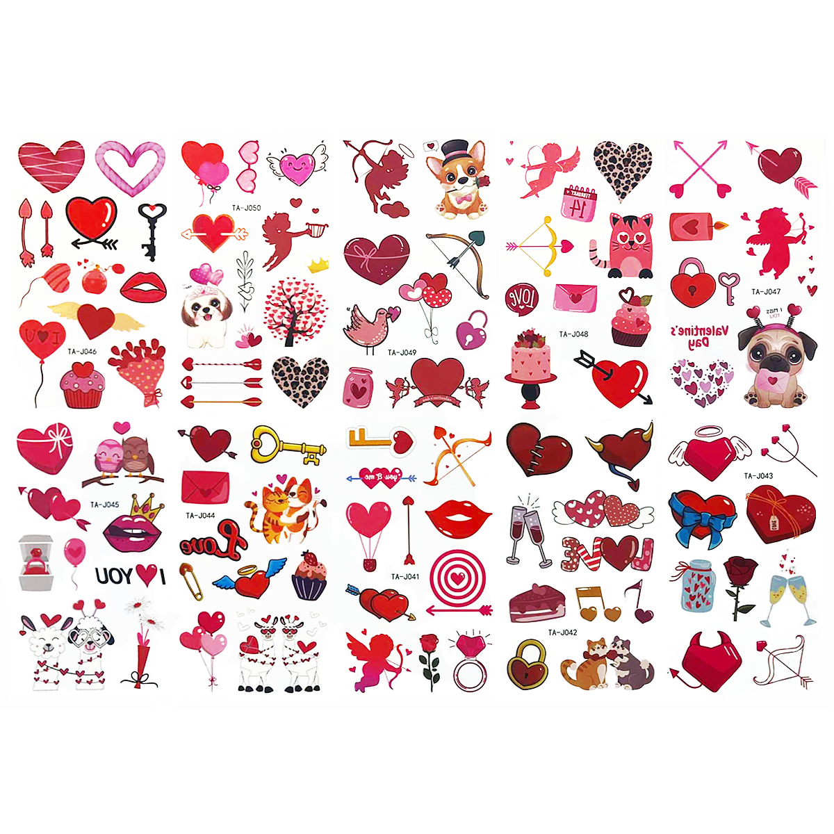 Tatuaggi temporanei - San Valentino