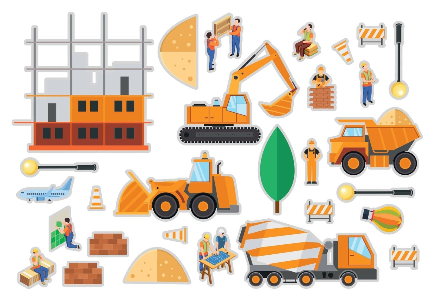 Libro di adesivi riutilizzabile – Veicoli