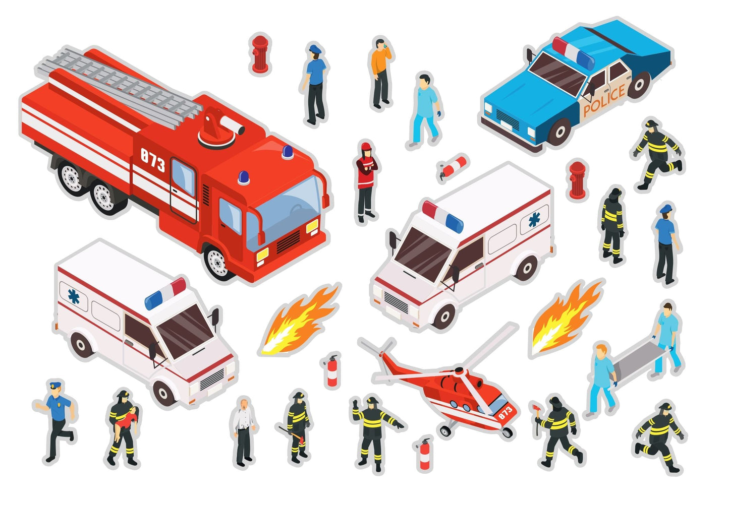 Libro di adesivi riutilizzabile – Veicoli