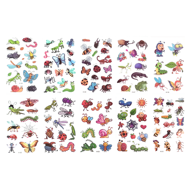 Tatuaggi temporanei – Coleoterri e insetti
