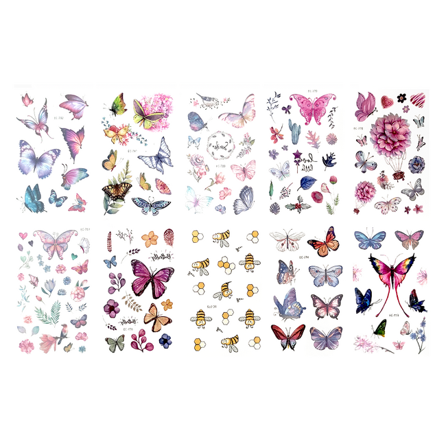 Temporary tattoos – Farfalle