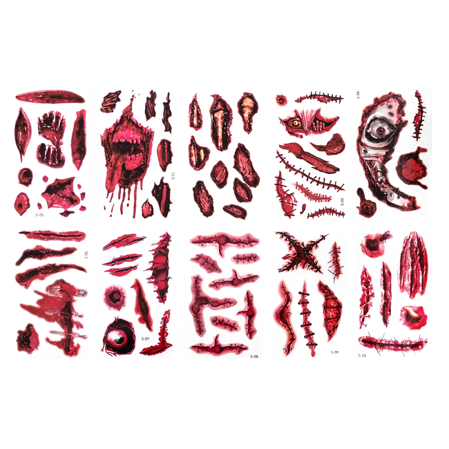 Tatuaggi temporanei - Spaventoso Halloween