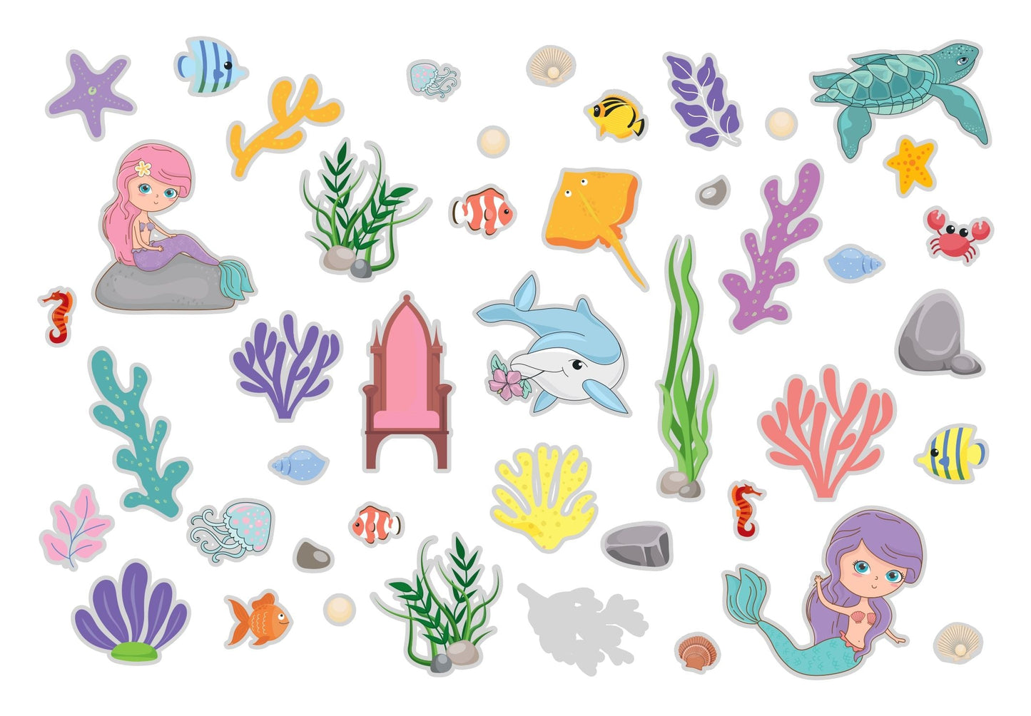 Libro di adesivi riutilizzabile - Principesse