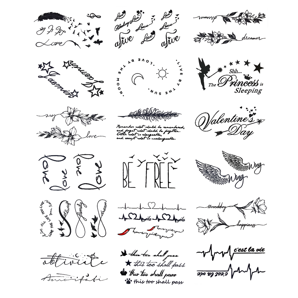 Tatuaggi temporanei – Boohoo stile