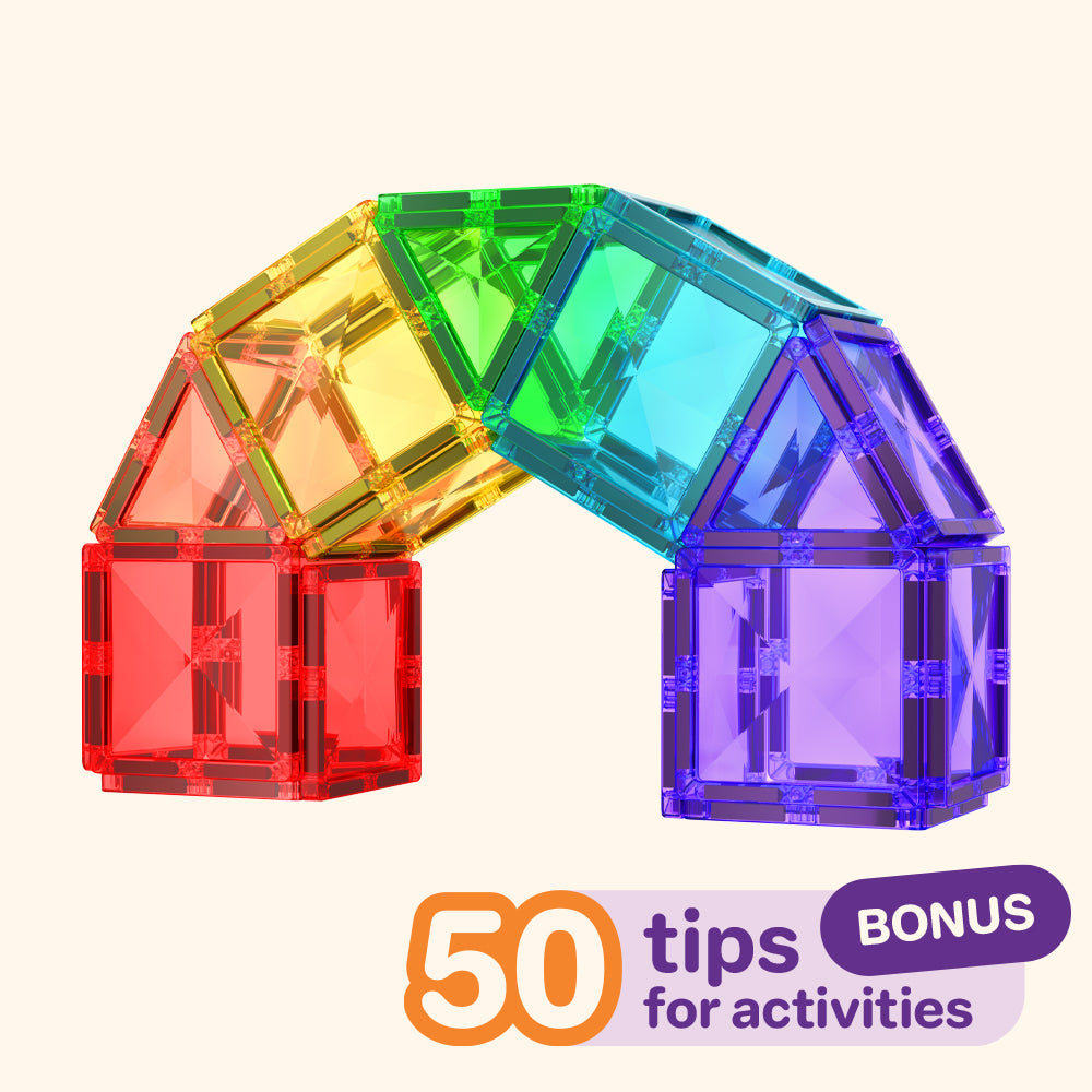 Costruzioni magnetiche COLORMAG 60 pezzi - classico