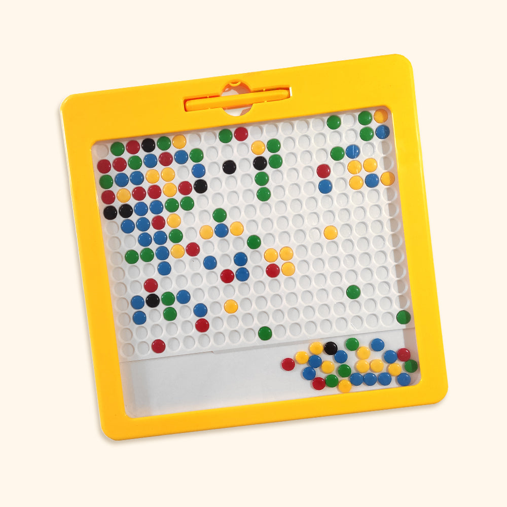 COLORDOTS Lavagna da disegno con lenticchie magnetiche colorate