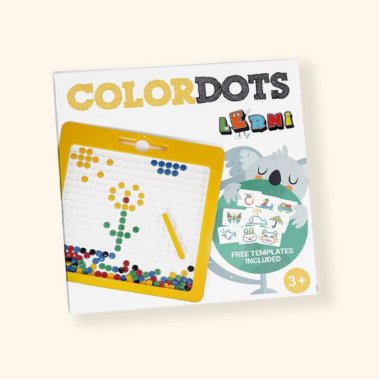 COLORDOTS Lavagna da disegno con lenticchie magnetiche colorate