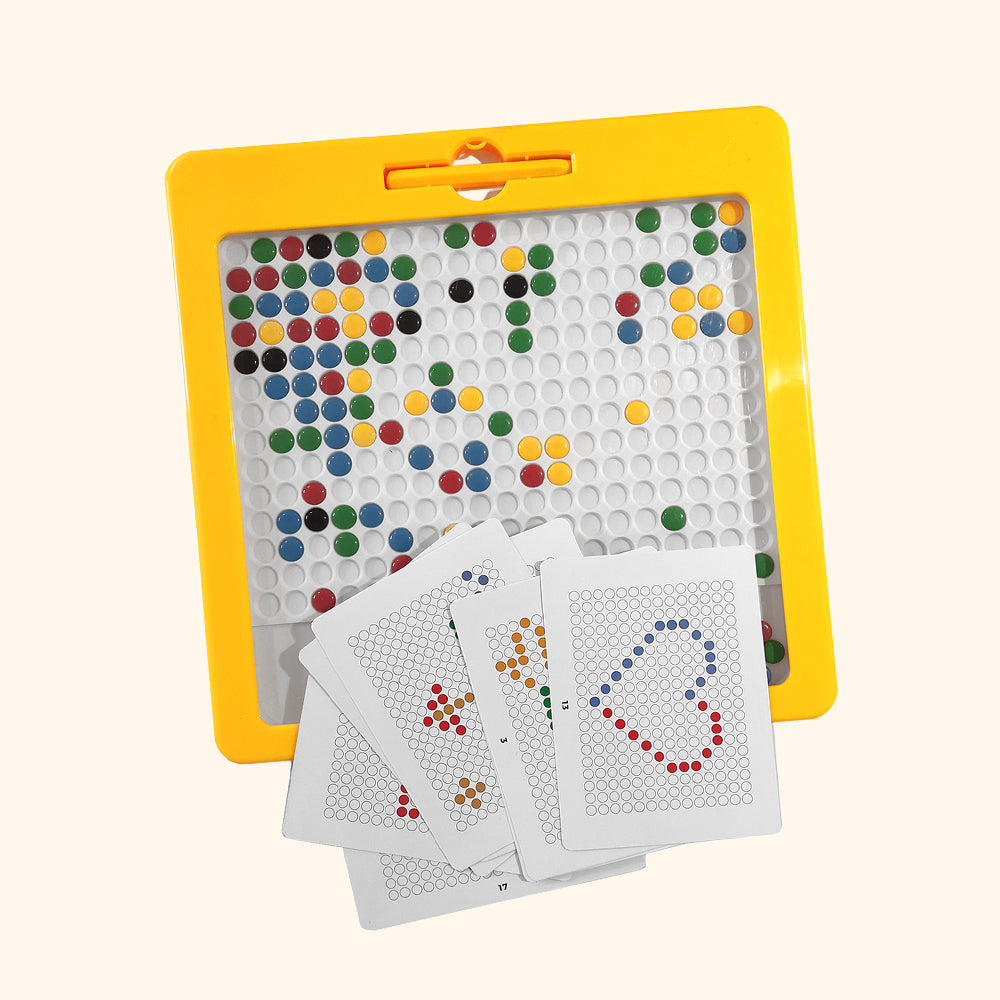 COLORDOTS Lavagna da disegno con lenticchie magnetiche colorate