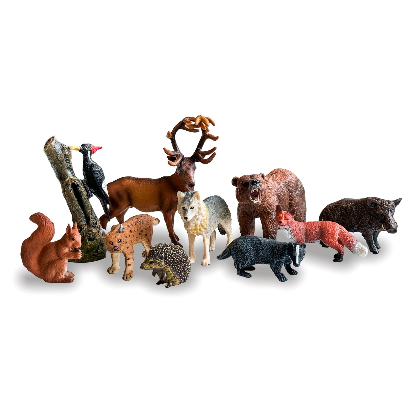 Set di Figure di Animali del Bosco
