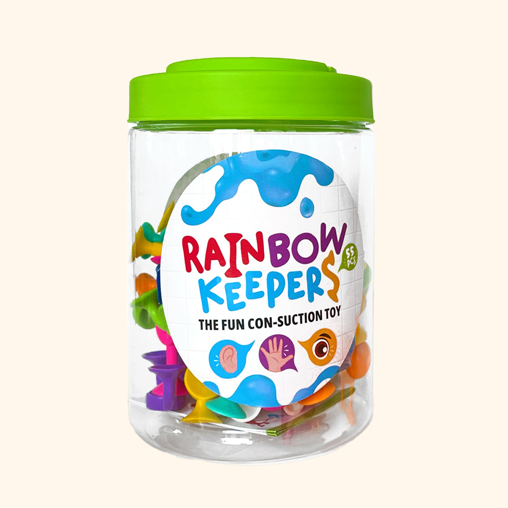 Rainbow Keepers 55 pezzi giocattolo a ventosa