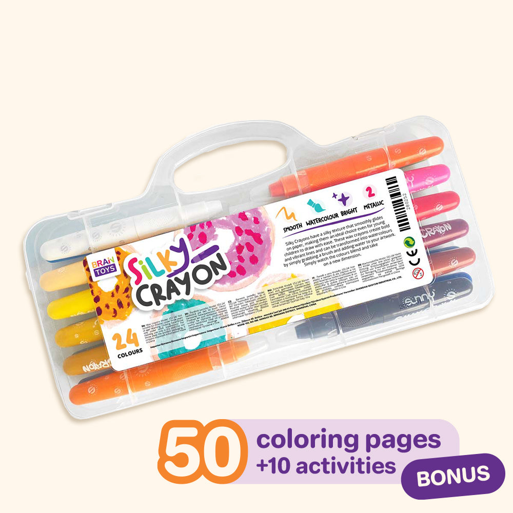 Pastelli a cera Silky crayon