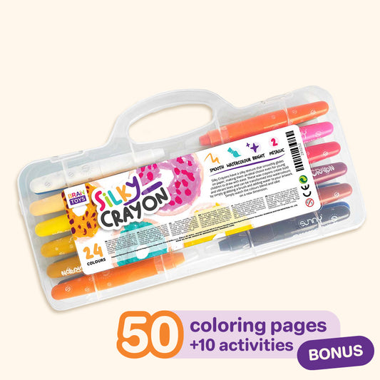 Pastelli a cera Silky crayon