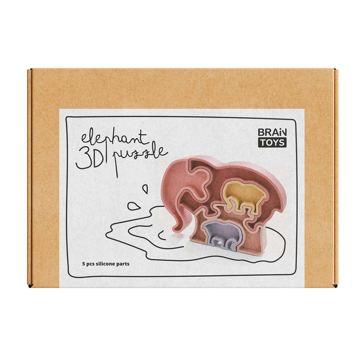 Puzzle 3D Elefante in Silicone