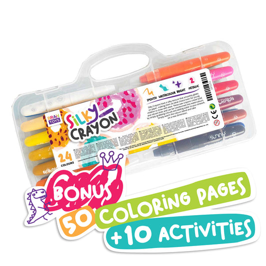 Pastelli a cera Silky crayon